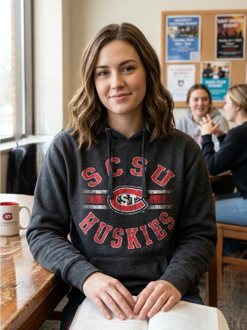 Colosseum Gray Hooded Sweatshirt